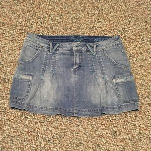 Silver Jeans Skirt